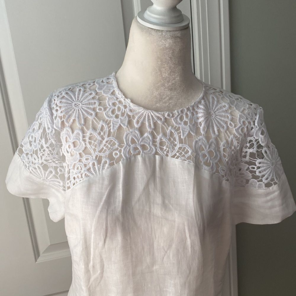 Linen Top Neiman Marcus - Picture 4 of 5